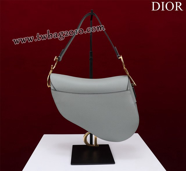 Dior专柜新款迪奥高仿原单长肩带大小号牛皮马鞍包手拎斜挎包 djfk1789